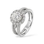 18K White Gold 2.16ct Diamond Ring