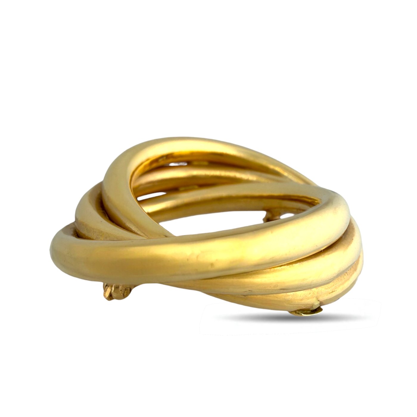 14K Yellow Gold Tiffany and Co Interlocking Infinity Brooch