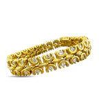 14K Yellow Gold 4.2ct Diamond Bracelet