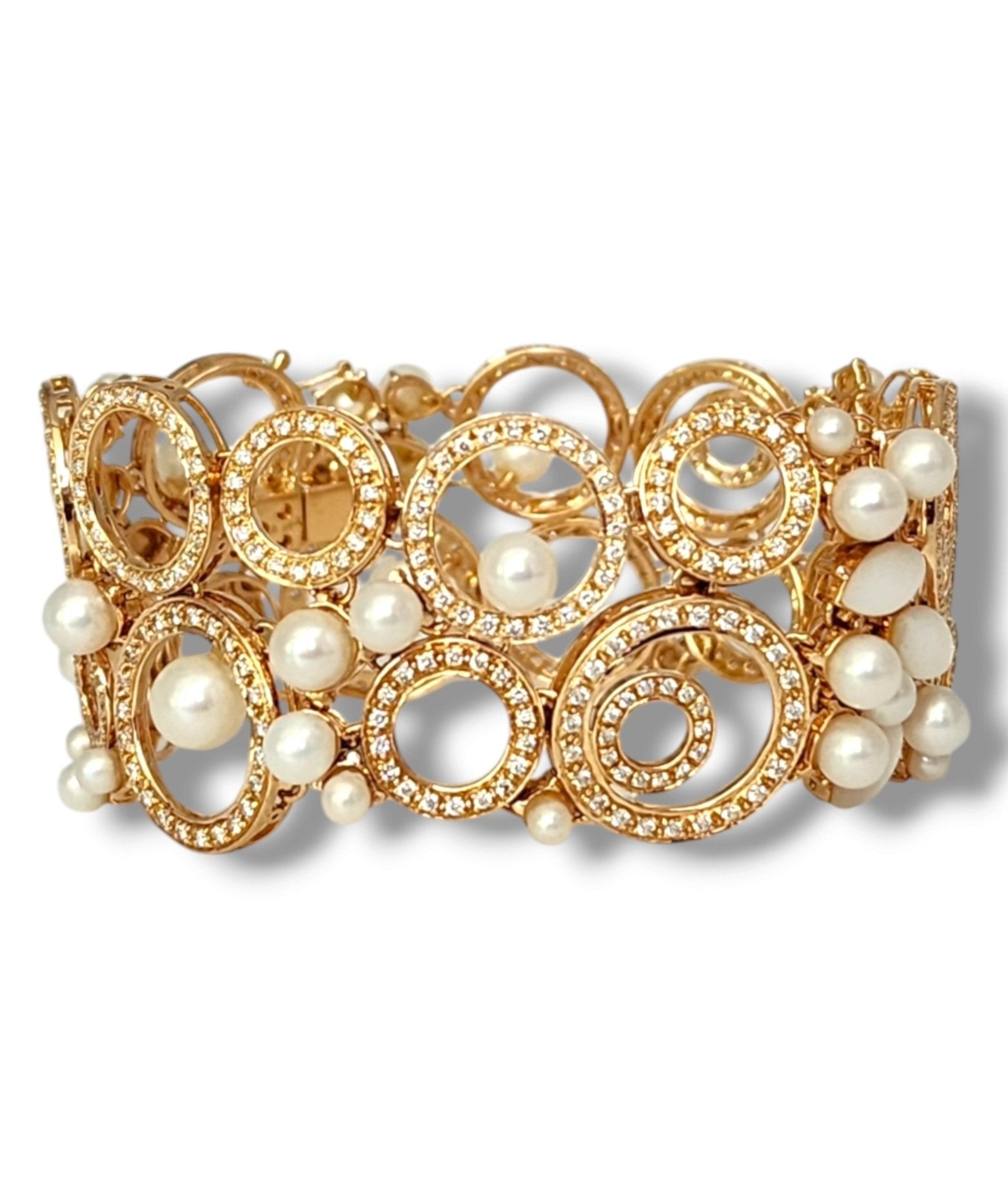 18K Gold and Diamond Bracelet 3.8ct
