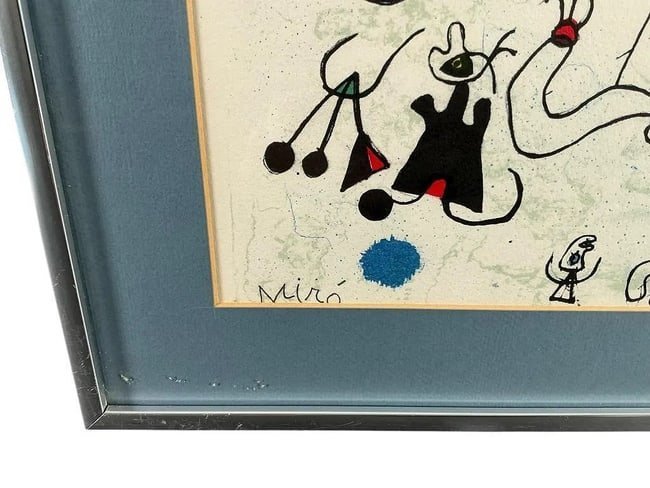 Joan Miro (1893-1983) Signed Print