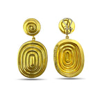 Martha O'Brien
 Geometric 18K Yellow Gold Earrings