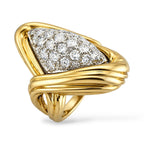 Yellow Gold 2.00ct Diamond Rhomboid Ring