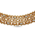 Roberto Coin 18K Rose Gold and 2.5ct Diamond Necklace and Earrings Set
