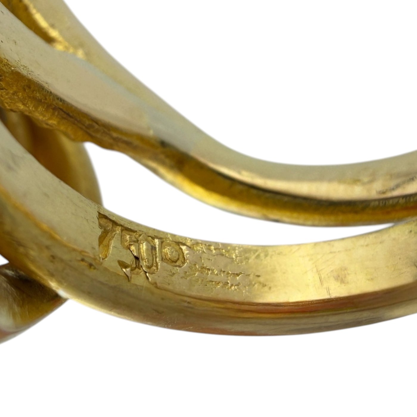 18K Yellow Gold Ruby Serpenti Double Head Ring
