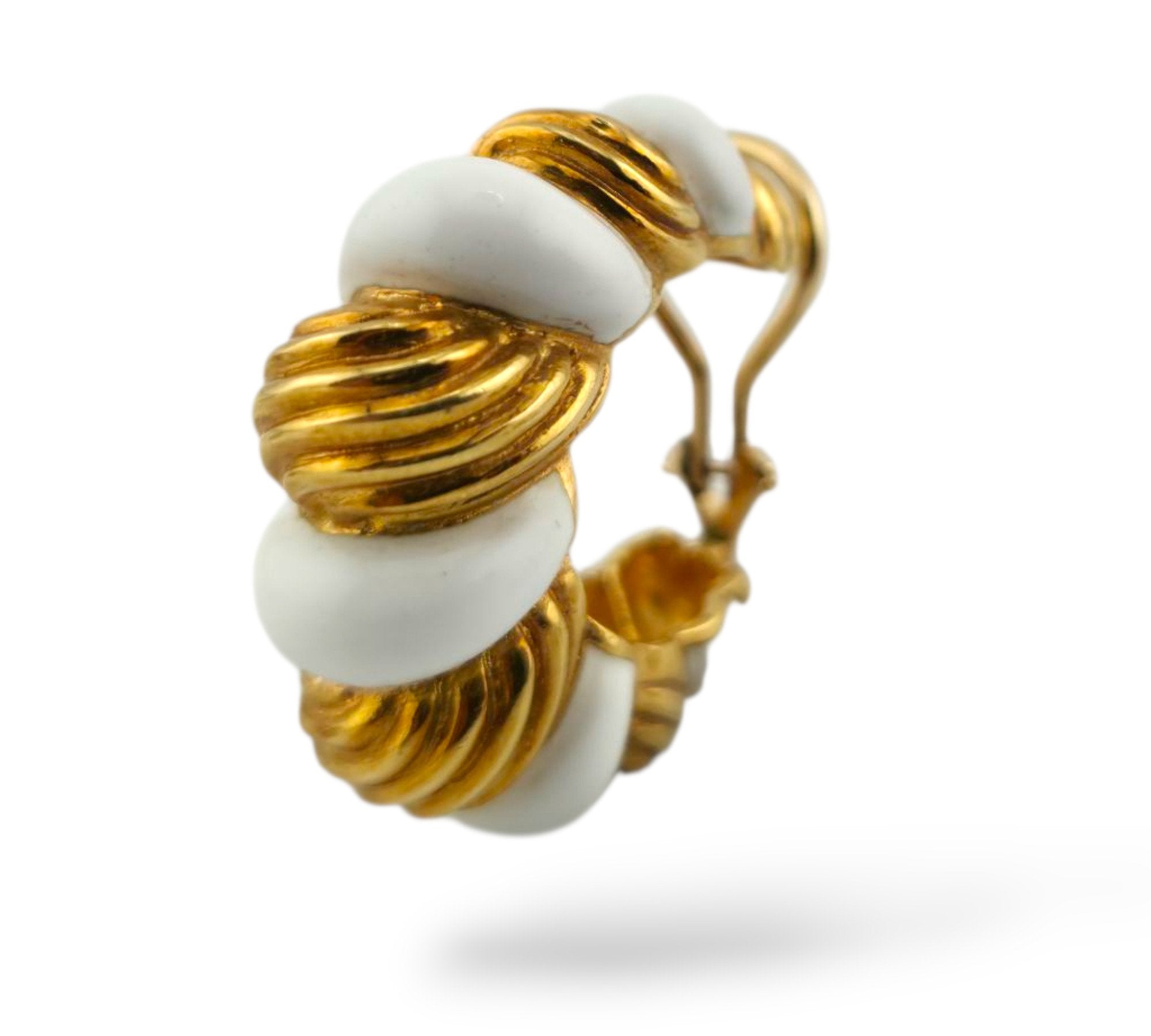 18K Gold Ring and Earrings Set