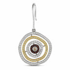 Platinum 5.00ct Diamond Convertible Circle Earrings