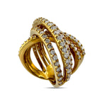 Sonia B. Eternal 18K Yellow Gold and 1.6ct Diamond Band