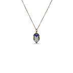 Imperial Russian Jewelled 56K Gold and Blue Enamel Egg Pendant