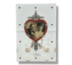 Imperial Russian K. Faberge 56K Gold Enamel and Diamond Photo Frame