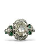 Platinum Ring with 2.71ct Diamond