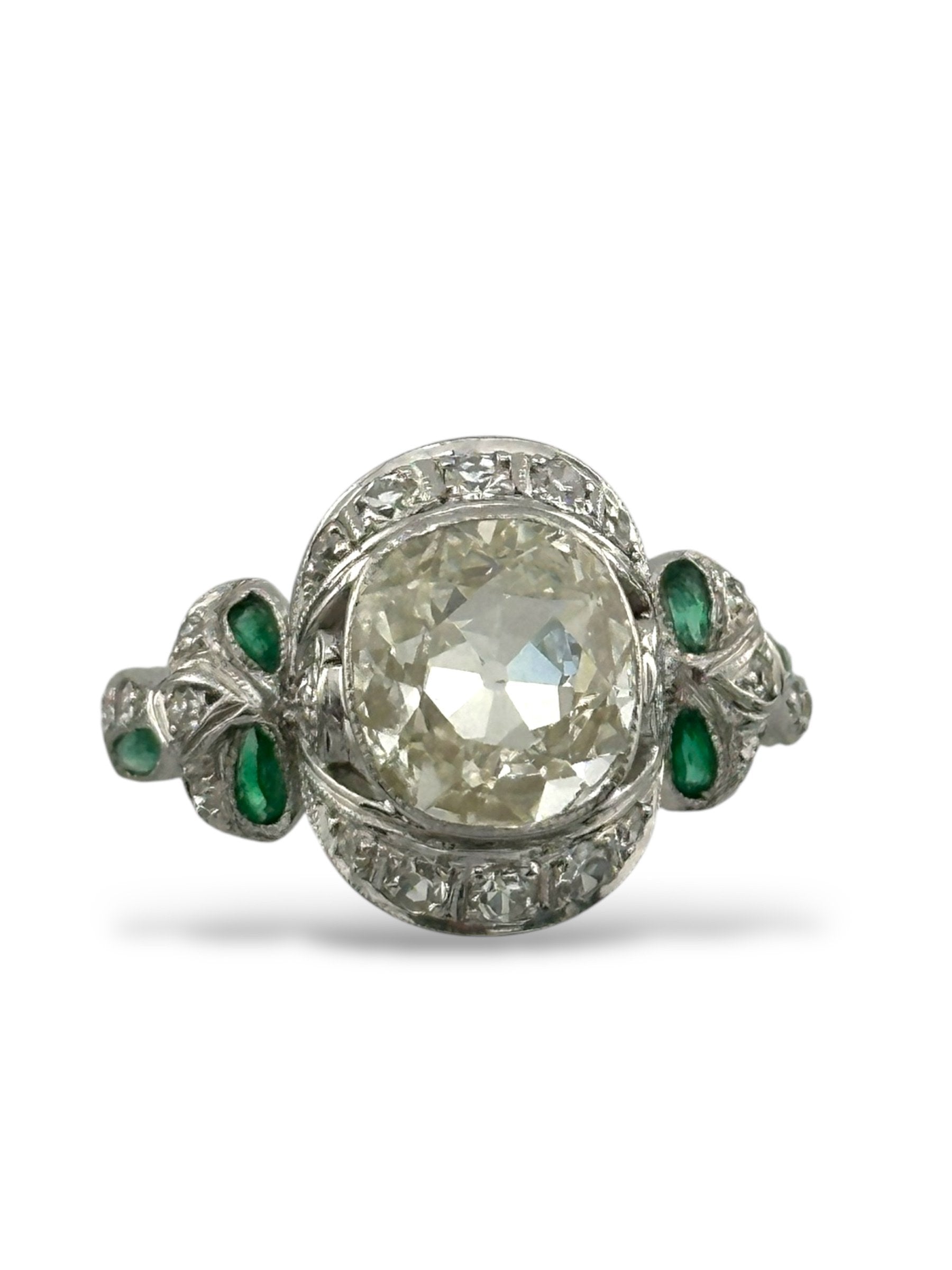Platinum Ring with 2.71ct Diamond