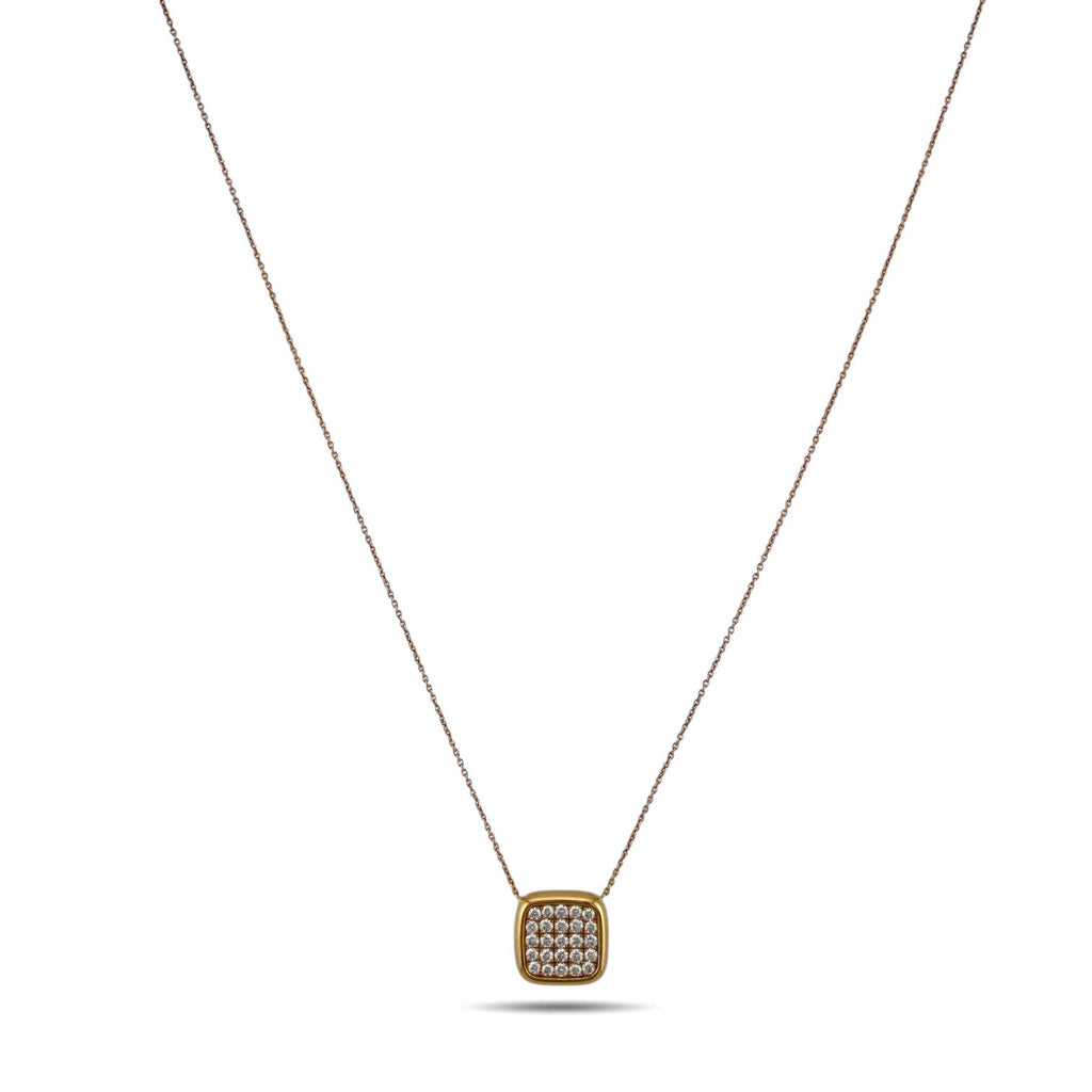 Roberto Coin 18K Rose Gold 0.63ct Diamond Necklace