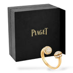 Piaget Possession 18K yellow gold diamond ring in box