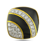 Tambetti 18K Yellow Gold 10ct Diamond and Black Onyx Jewelry Suite