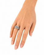 14K White Gold 1.00ct Diamond Band Ring