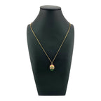 Imperial Russian 56K Gold Enamel and Diamond Pendant