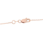 14K Rose Gold 0.10ct Diamond Necklace