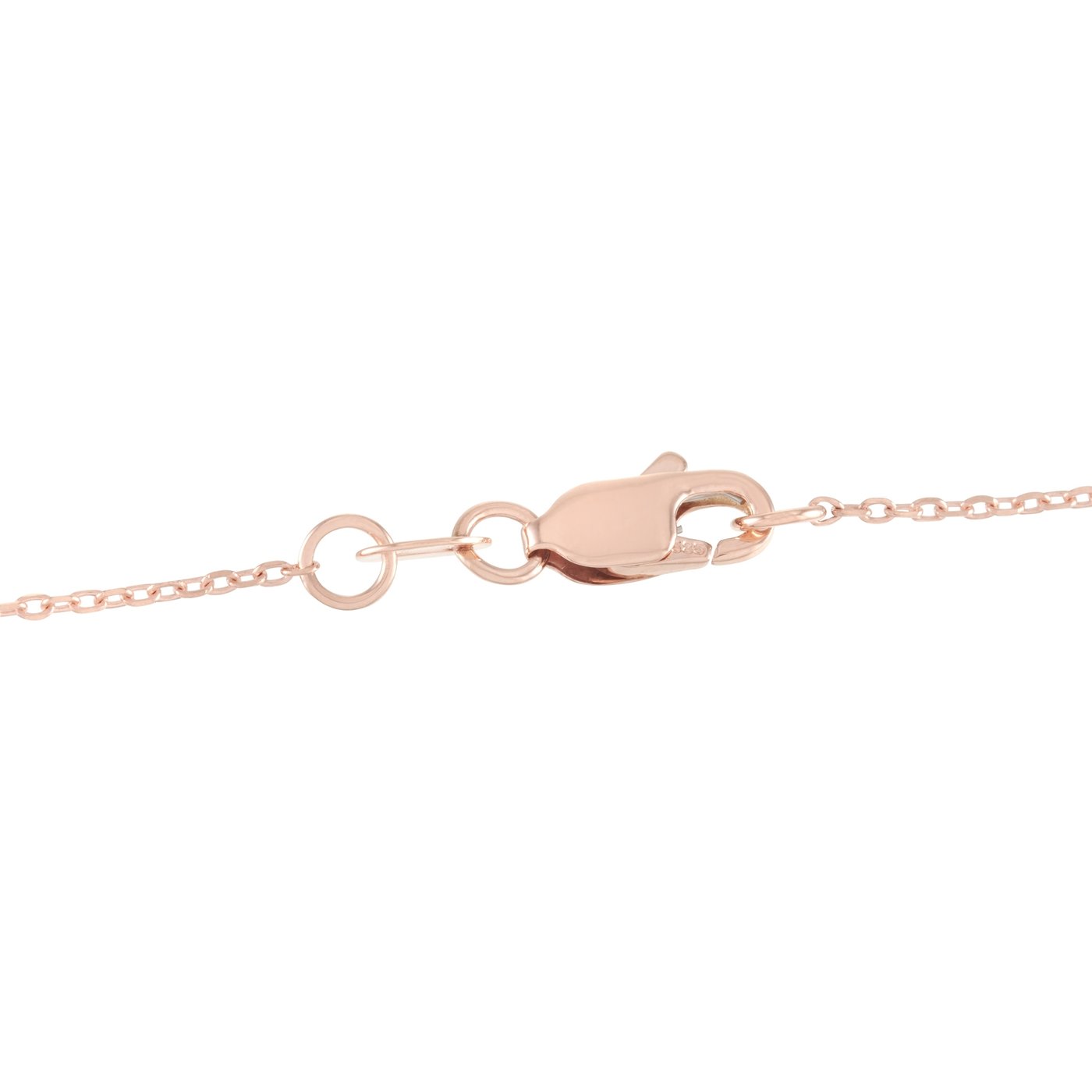 14K Rose Gold 0.10ct Diamond Necklace