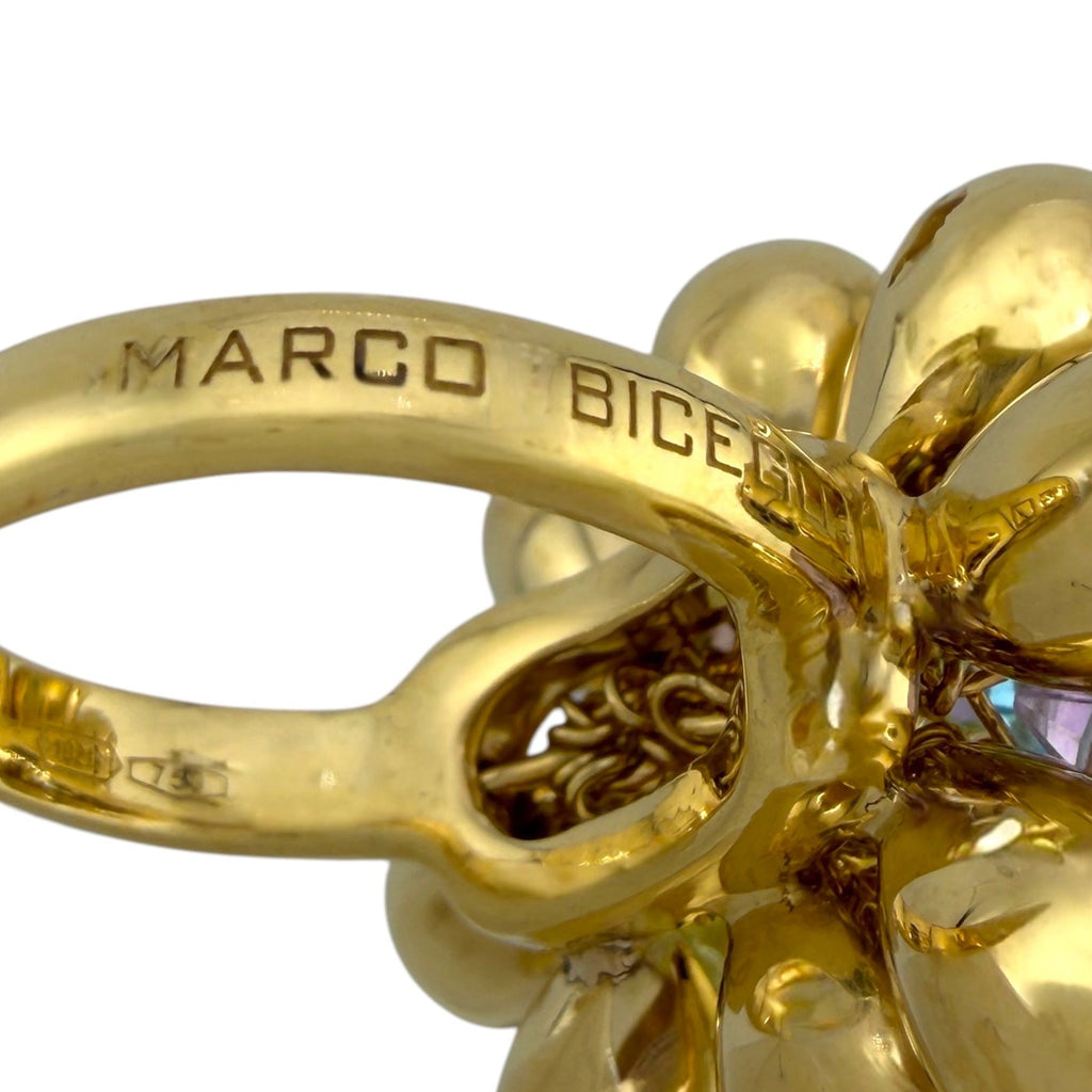 Marco Bicego 18K Yellow Gold Teardrop Gemstone Ring