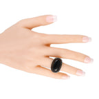 Carrera y Carrera18K White Gold 0.35ct Diamond and Onyx Ring