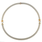 CartierVintage 18K Yellow and Stainless Steel Necklace