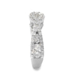14K White Gold Diamond Promise Ring