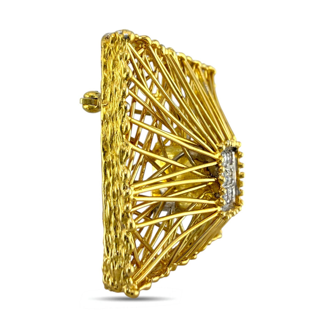 Anthony Kim 18K Yellow Gold 0.27ct Diamond Pendant