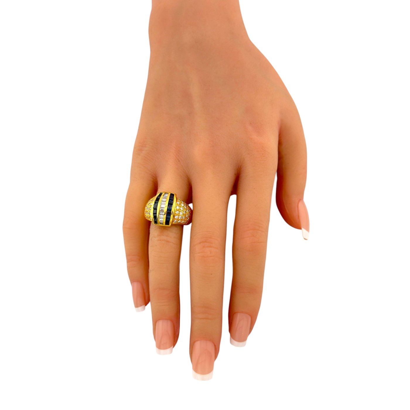 18K Yellow Gold and 1.0ct Diamond Ring