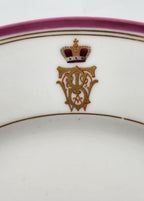 Imperial Russian Porcelain Plate St. Petersburg period of Emperor Alexander II Circa 1850
