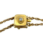 14K Yellow Gold Amethyst Ruby and Diamond Bracelet