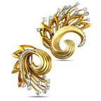 French 18K Yellow Gold Three-Piece 3.41ct Diamond Brooch
