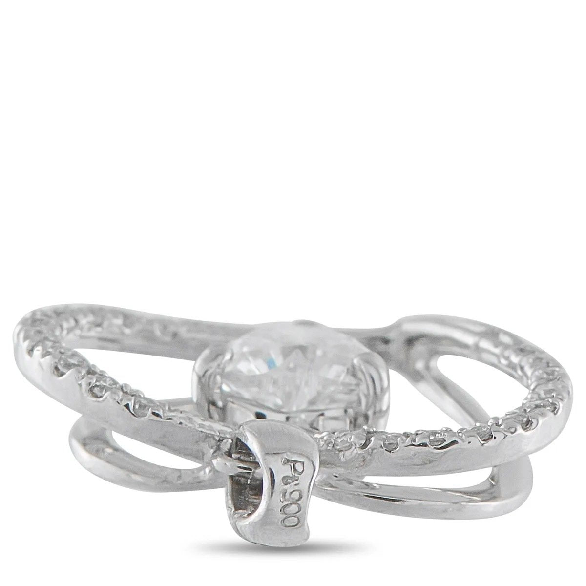 Platinum and 0.59ct Diamond Heart Pendant