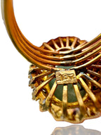 18K Yellow Gold Ring with Turquoise Stone
