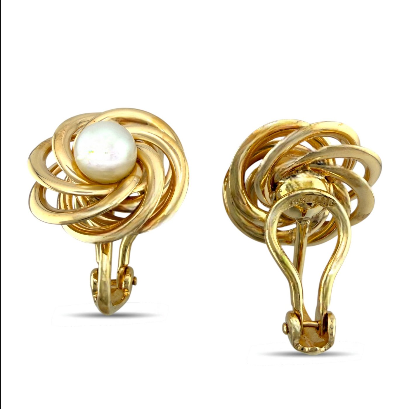 14K Yellow Gold Earrings