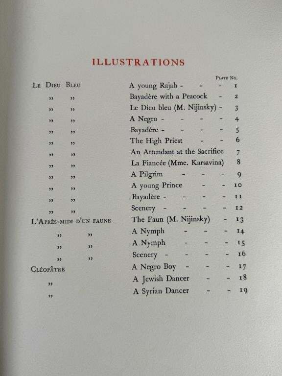 Arsene Alexandre, Jean Cocteau - The Decorative Art of Leon Bakst - 1913 Book
