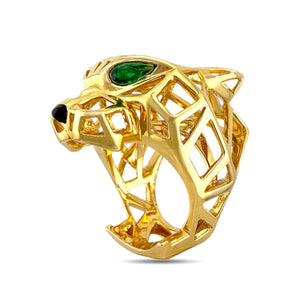 Cartier Panthere de Cartier 18K Yellow Gold Ring MSRP $27,000