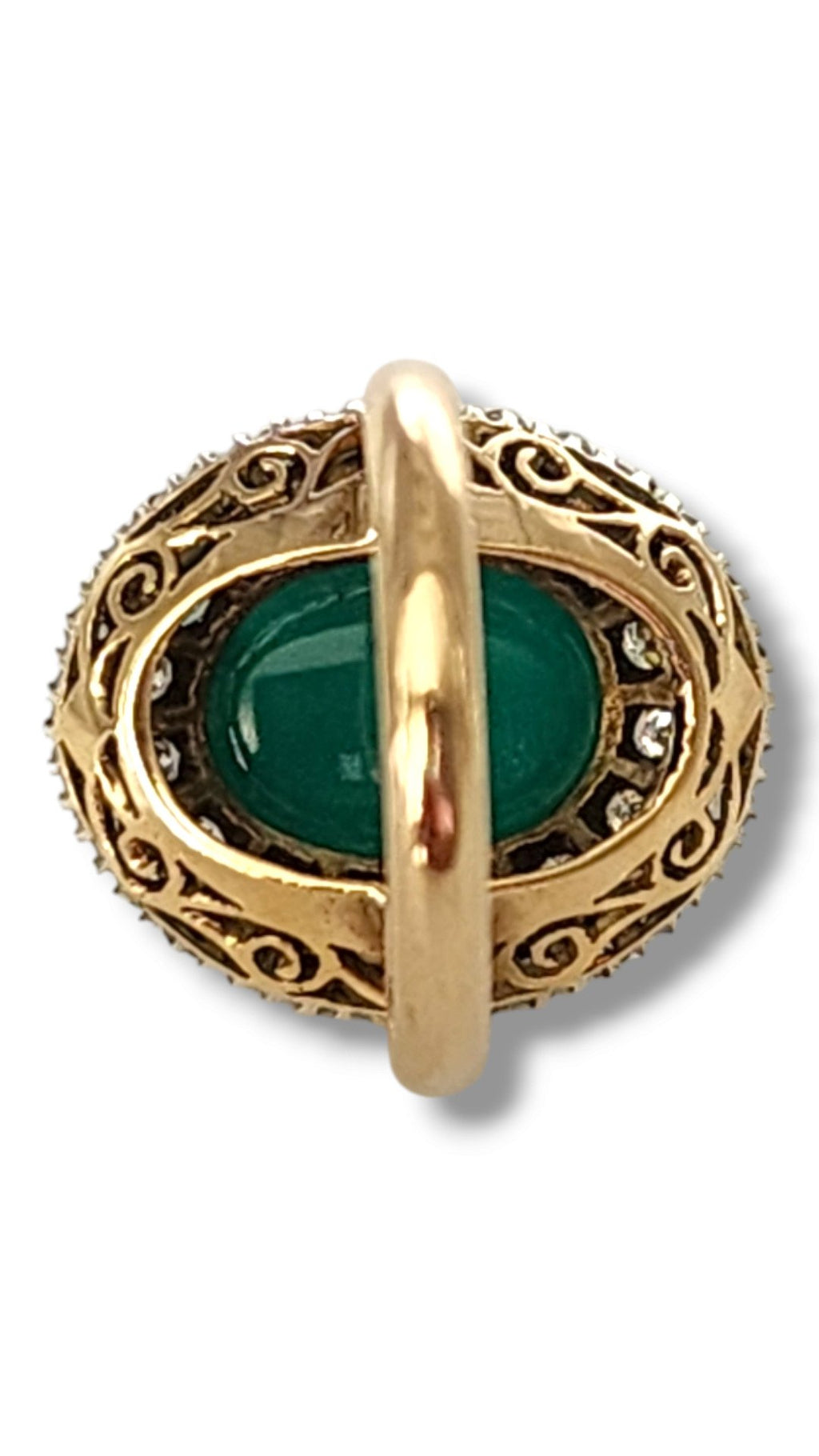 Antique 14K Gold and Diamond Women's Ring