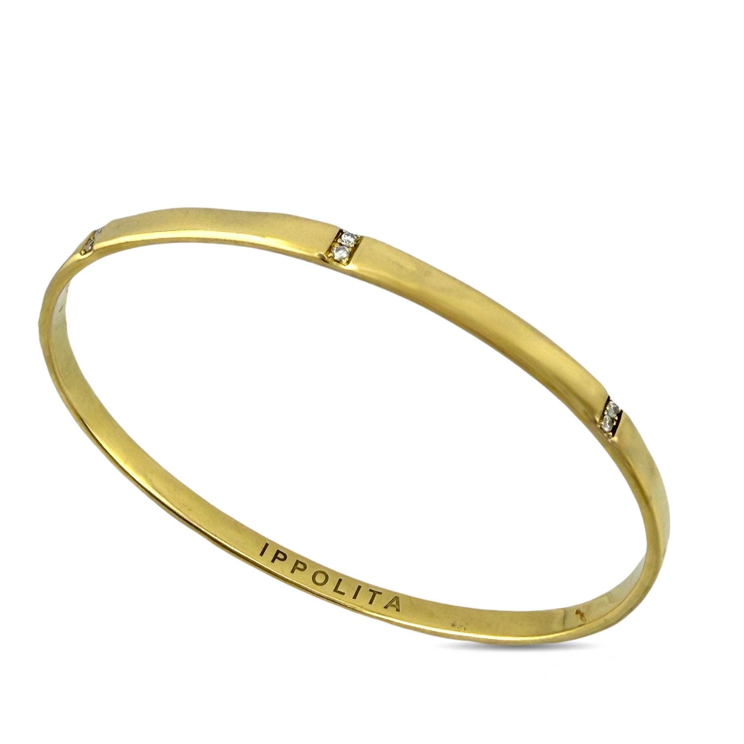 Bracelet - 18 kt. Yellow gold, Exclusive Ippolita 18K Yellow Gold 0.25ct Diamond Bracelet -  0.25ct. tw. Diamond