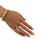 Jose Hess 18K Yellow Gold 7ct Diamond Necklace and Bracelet Suite