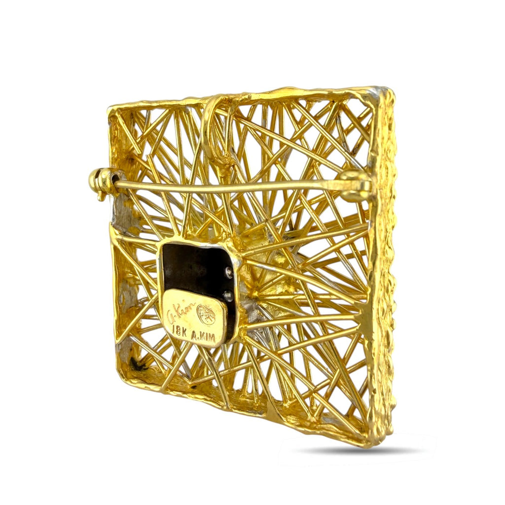 Anthony Kim 18K Yellow Gold 0.27ct Diamond Pendant
