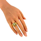 18K Yellow Gold and 1.0ct Diamond Ring