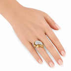 Vintage 18K Yellow Gold and 0.75ct Diamond Ring