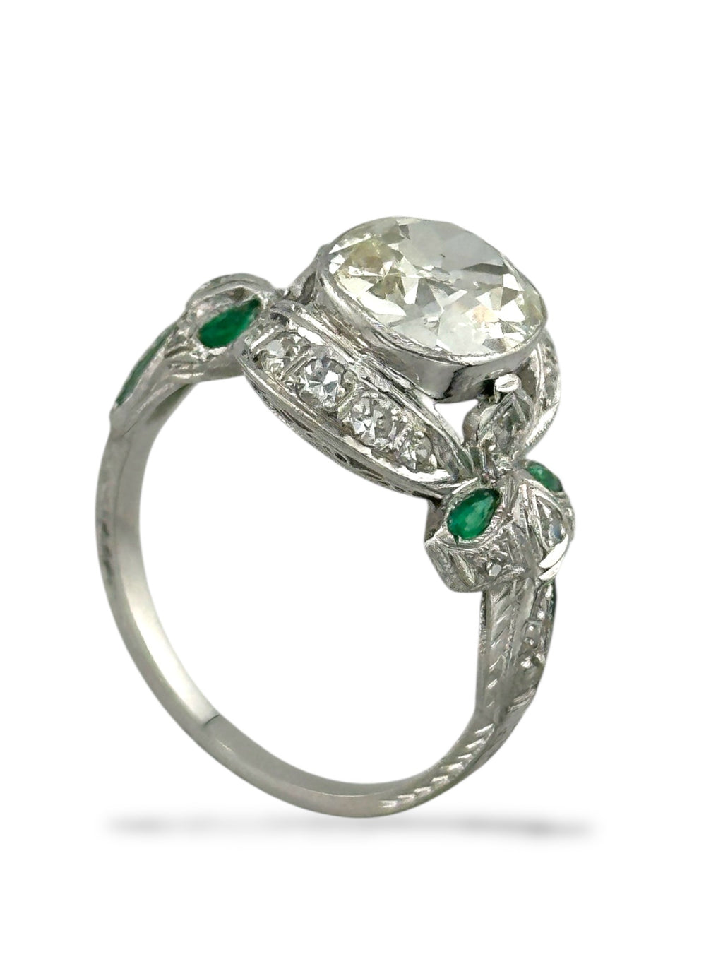 Platinum Ring with 2.71ct Diamond