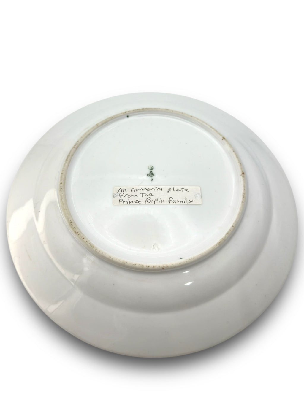 Imperial Russian Porcelain Armorial Plate From The Prince Repnin Family Circa 1870