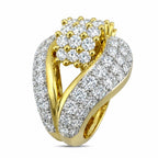 18K Yellow Gold 4.85ct Diamond Cocktail Ring