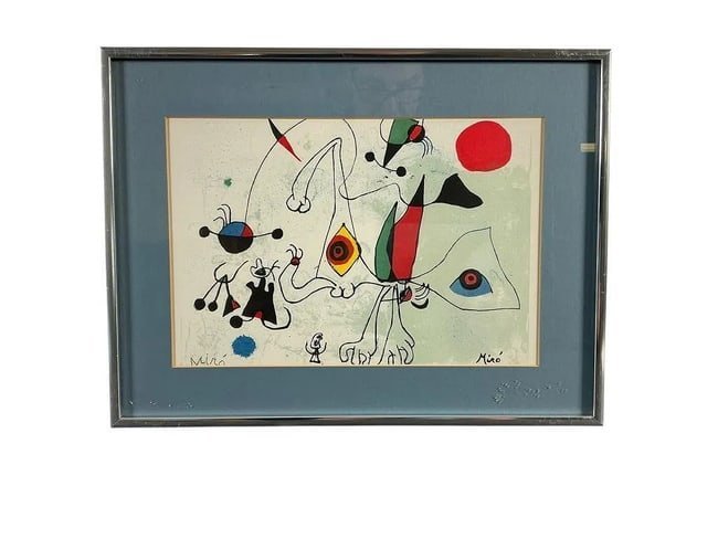 Joan Miro (1893-1983) Signed Print