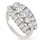 14K White Gold and 3.0ct Diamond Ring