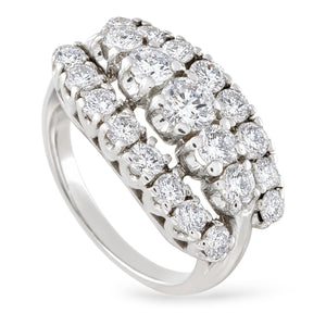 14K White Gold and 3.0ct Diamond Ring