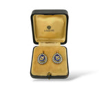 Imperial Russian K. Faberge 56K and Diamond Earrings